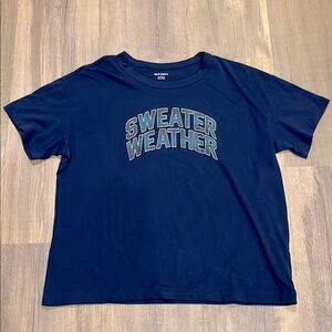 Old Navy “Sweater Weather” size L t-shirt